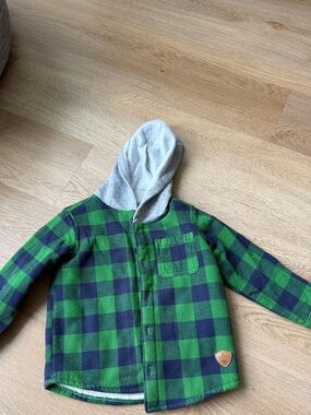 Buffalo Plaid Hooded Shirt Jacket 2T | Buffalo by David Bitton Toddler Boy
